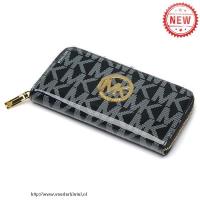 michael kors logo monogram groot zwart portefeuilles Tassen Winkels i9nva410